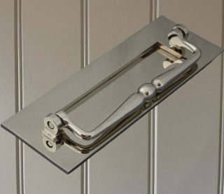Traditional Letterbox With Clapper - Nickel